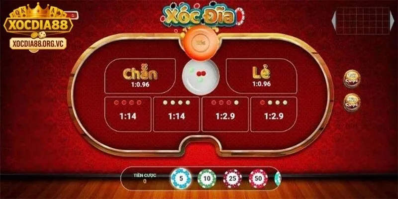 Luật chơi và các cửa cược xóc đĩa cơ bản tại xocdia88 